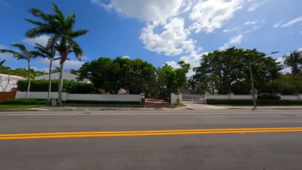 Luxury Waterfront Mansions West Palm Beach — Stok video