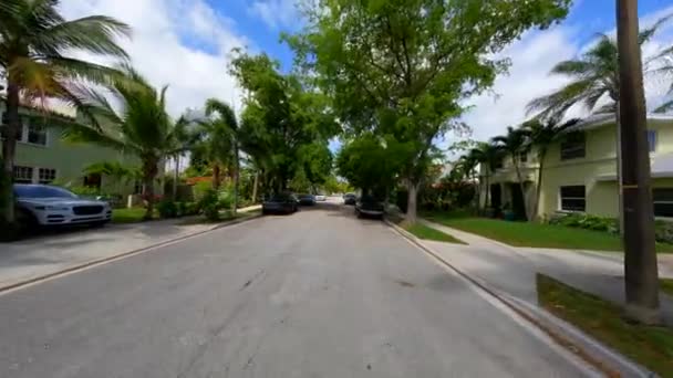 Historic Homes West Palm Beach — стоковое видео