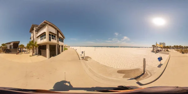 360 Virtual Reality Photo Gulf Shores Orange Beach Alabama Usa — Stock Photo, Image