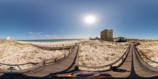 360 Wirtualna Rzeczywistość Zdjęcie Gulf Shores Orange Beach Alabama Usa — Zdjęcie stockowe