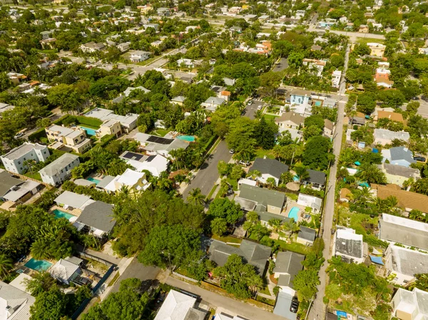 Aerial Photo Historic Residential Neighborhood West Palm Beach — Stok Foto