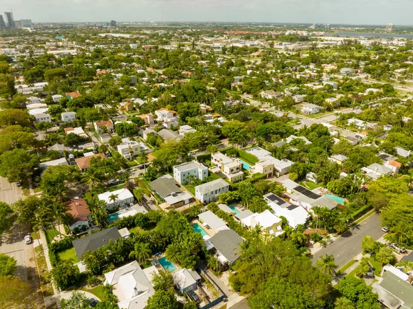 Aerial Photo Historic Residential Neighborhood West Palm Beach — Stok Foto