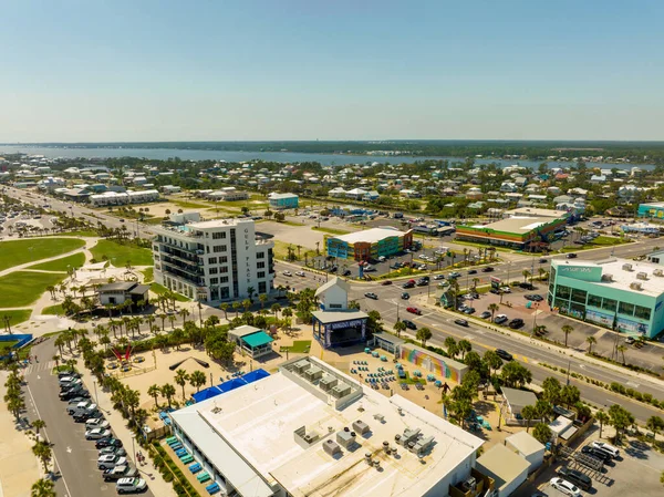 Aerial Drone Photo Hangout Gulf Shores Usa — Stock Photo, Image