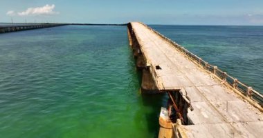 Hava teftişi Bahia Honda Köprüsü Florida Keys