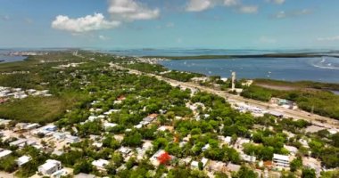 Key Largo Florida ABD yerleşim bölgesi.