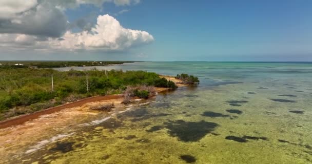 Drone Aereo Video Sugarloaf Key Florida Usa — Video Stock
