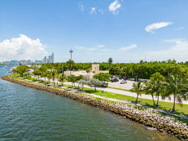 Фото Воздуха Haulover Beach Park Miami — стоковое фото