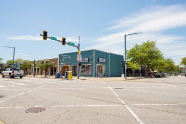 Atlantic Avenue Virginia Beach VA 'daki dükkanlar ve işletmeler