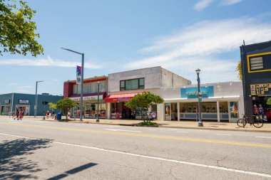 Atlantic Avenue Virginia Beach VA 'daki dükkanlar ve işletmeler