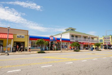 Atlantic Avenue Virginia Beach VA 'daki dükkanlar ve işletmeler