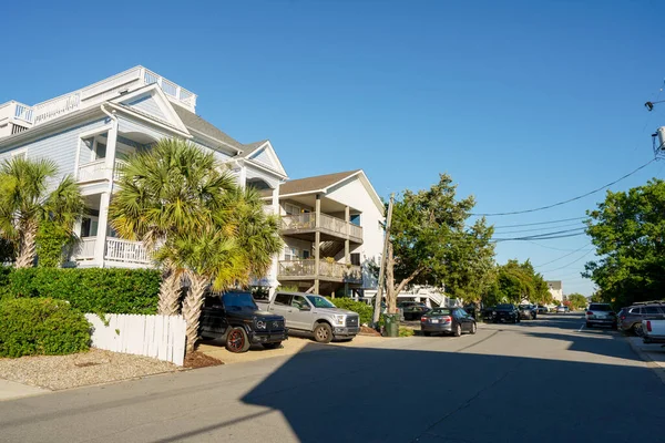 Typical Style Home Wrightsville North Carolina Coastal Beach — Stock Photo, Image