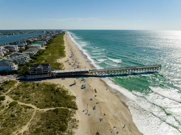 Beachfront Houses Vacation Rentals Wrightsville Outer Banks — Stockfoto