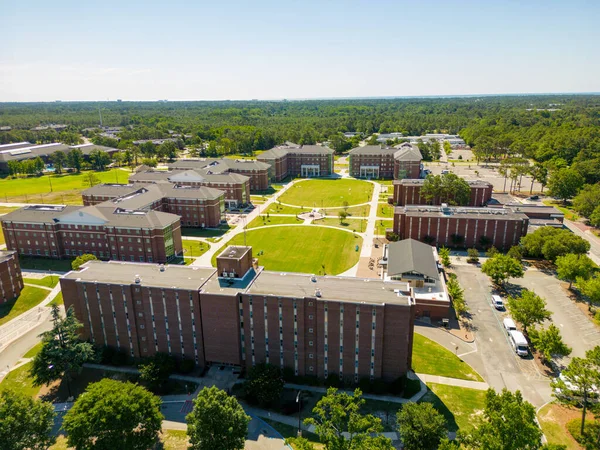 Luftaufnahme Der Universität Von North Carolina Wilmington — Stockfoto