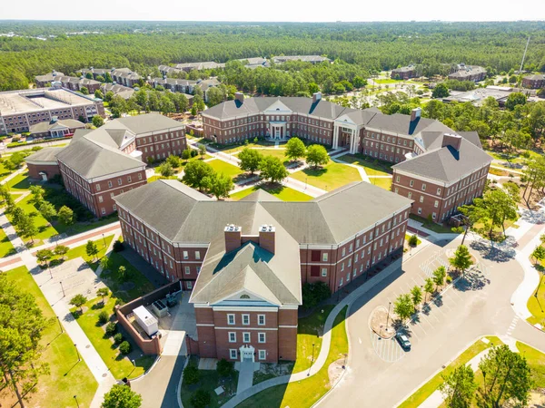 Foto Drone Aereo Università Della Carolina Del Nord Wilmington — Foto Stock