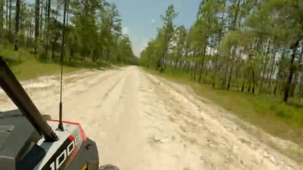 Florida Ohv Road Dirt Trails — 图库视频影像
