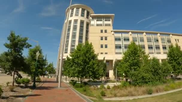 City Norfolk Courthouse Virginia Stany Zjednoczone Film Wideo — Wideo stockowe