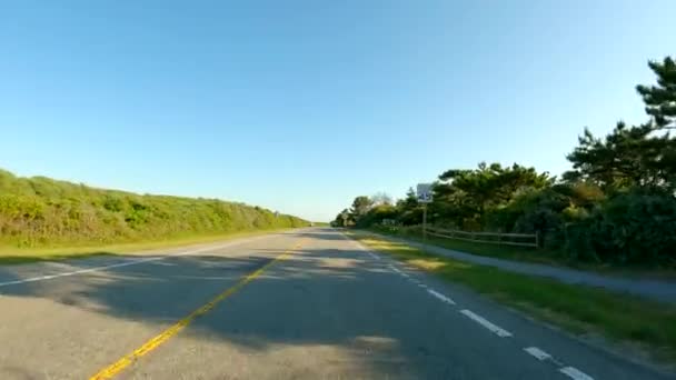 Fahren Auf Dem North Carolina Highway Corolla — Stockvideo