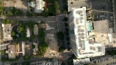  Atlanta Gürcistan 4k 'ye bakan havadan bir atış.