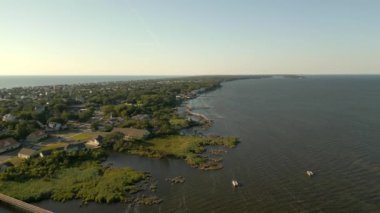 Duck North Carolina ABD 4k İHA videosu