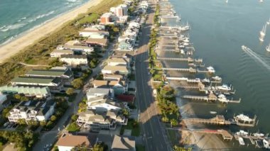 Wrightsville Beach NC rıhtımlı evler
