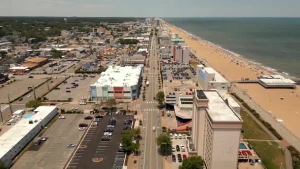 Atlantic Avenue Virginia Beach Verenigde Staten — Stockvideo