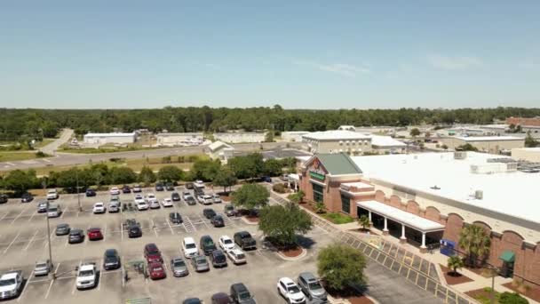 Aerial Video Harris Teeter Supermarket Morehead City Usa — Video Stock