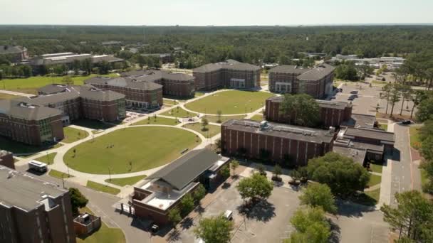 Drone Video University North Carolina Wilmington — стокове відео