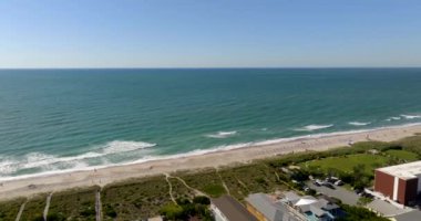 Wrightsville Beach NC USA 'de 5k insansız hava aracı görüntüsü