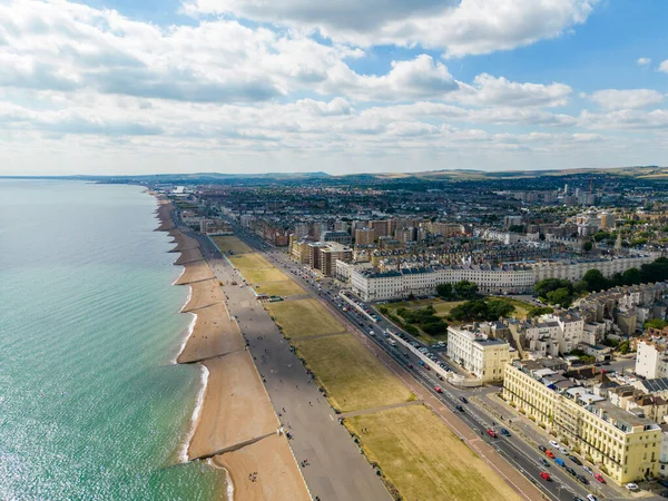 Shores Brighton Beach Aerial Photo — Stok fotoğraf