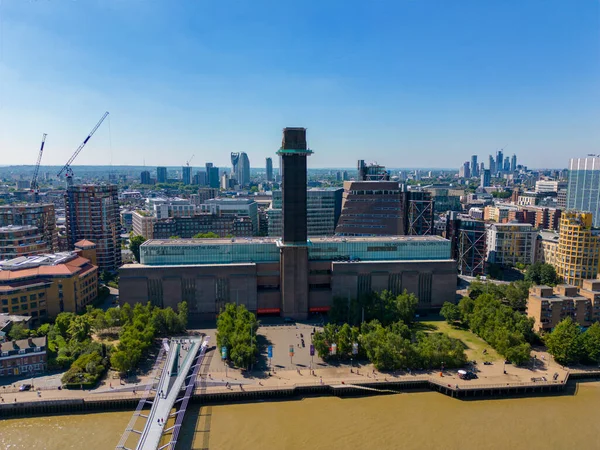 Aerial photo of Tate Modern London UK