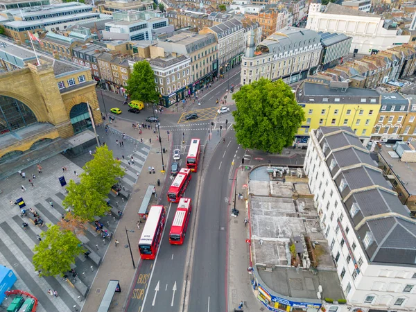 Red Double Decker Tour Busses London — Photo