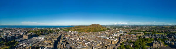 Edinburgh Skoçya Sının Hava Panoramik Fotoğrafı — Stok fotoğraf