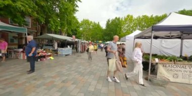 Salisbury Pazarı İngiltere 'de yürüyüş turu.