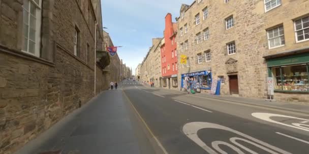 Walking Tour Edinburgh Scotland Summer 2022 — Vídeo de stock