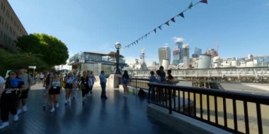 Walking tour London near HMS Belfast historic battle ship London Thames River