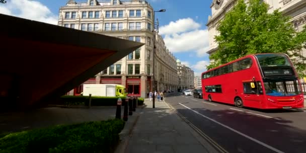 Walking Tour City London — стоковое видео
