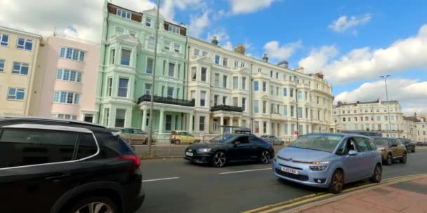 Upscale Office Residential Real Estate Hove Brighton Motion Footage — Αρχείο Βίντεο