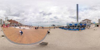 Brighton Beach uk shot with 360 camera