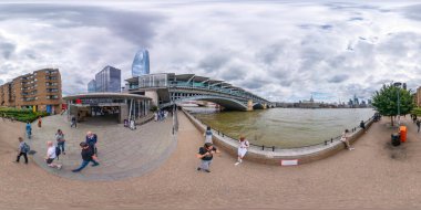 360 photo Blackfriars station London by River Thames