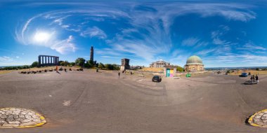 Calton Hill Edinburgh İskoçya 'nın 360 fotoğrafı