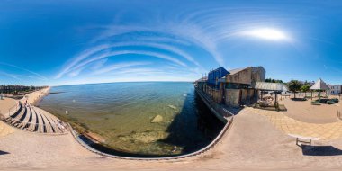 360 fotoğraf Portobello Beach Edinburgh İskoçya