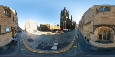 360 spherical photo histric district Edinburgh Scotland UK