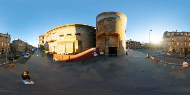 360 vr photo of the National Museum of Scotland UK