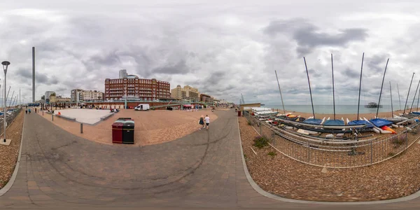 360 Spherical Photo Brighton Beach — 스톡 사진