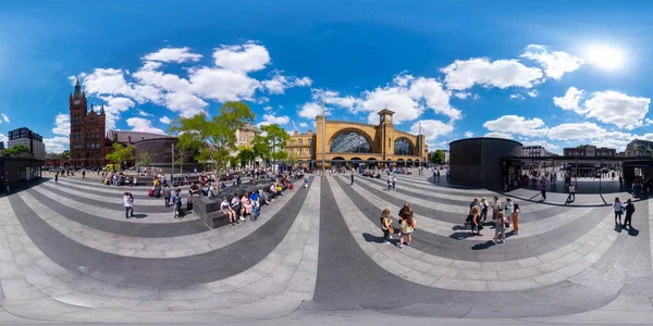 People Kings Cross Train Depot London 360 Photo — Stock Photo, Image