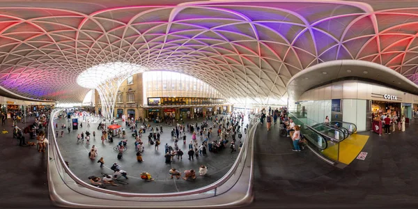 360 Photo Kings Cross Train Station — Foto Stock