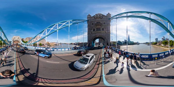 360 Pov Tower Bridge London — Foto de Stock