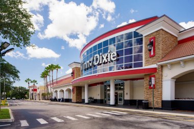Miramar, FL, USA - July 30, 2022: RK Centers Winn Dixie Supermarket Miramar F