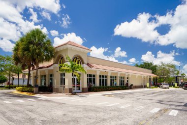 Miramar, FL, USA - July 30, 2022: Mcdonalds fast food restaurant Miramar FL RK Center