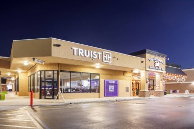 Hallandale Beach, FL, USA - August 4, 2022: Truist Bank Hallandale Beach FL